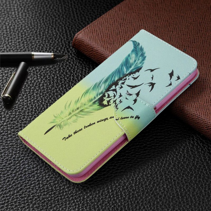 Leren Hoesje Huawei P40 Lite Leren Vliegen