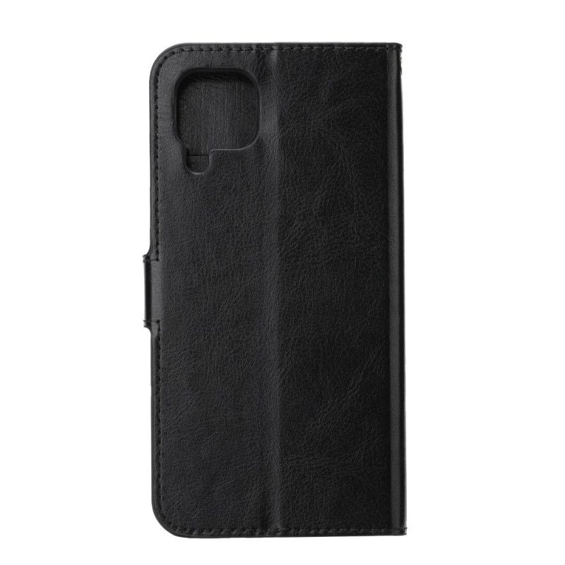Leren Hoesje voor Huawei P40 Lite Zwart Extreem Slank Leereffect