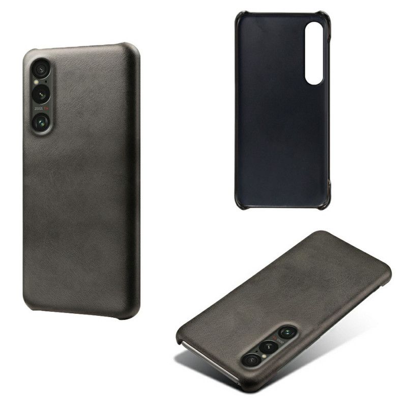 Case Hoesje Sony Xperia 1 Vii Telefoonhoesje Leer Effect