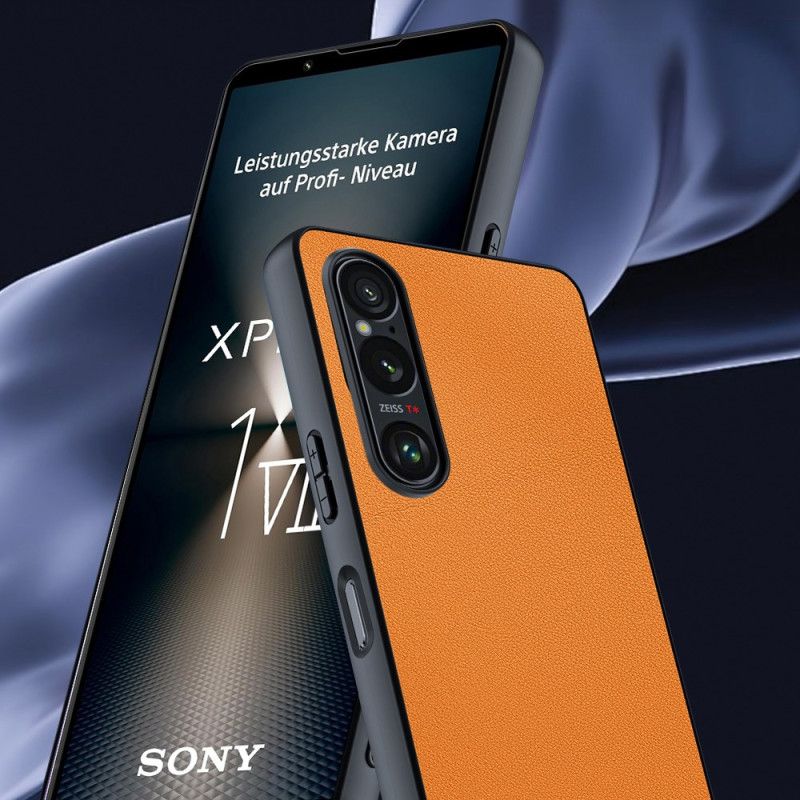 Cover Hoesje Sony Xperia 1 Vii Telefoonhoesje Lederlook