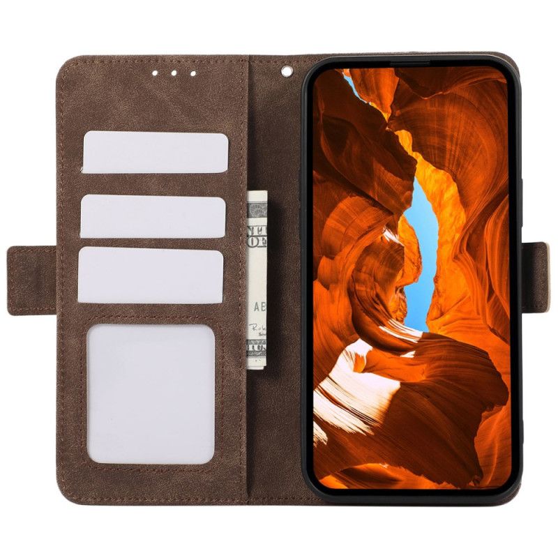 Flip Case Leren Sony Xperia 1 Vii Abeel Suède-effect