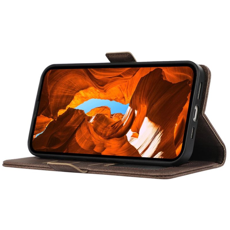 Flip Case Leren Sony Xperia 1 Vii Abeel Suède-effect