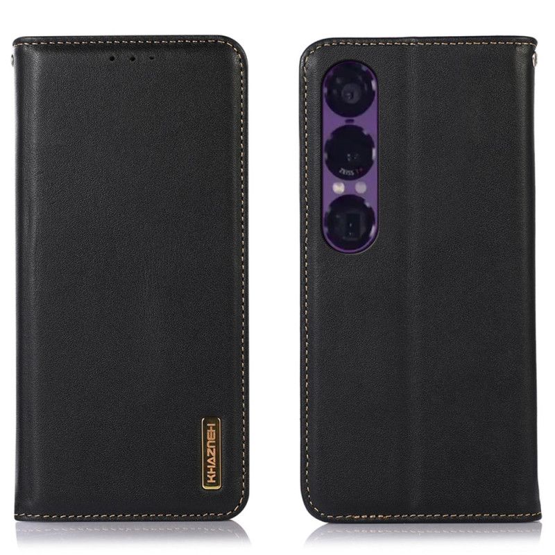 Folio-hoesje Sony Xperia 1 Vii Khazneh Nappa Leer