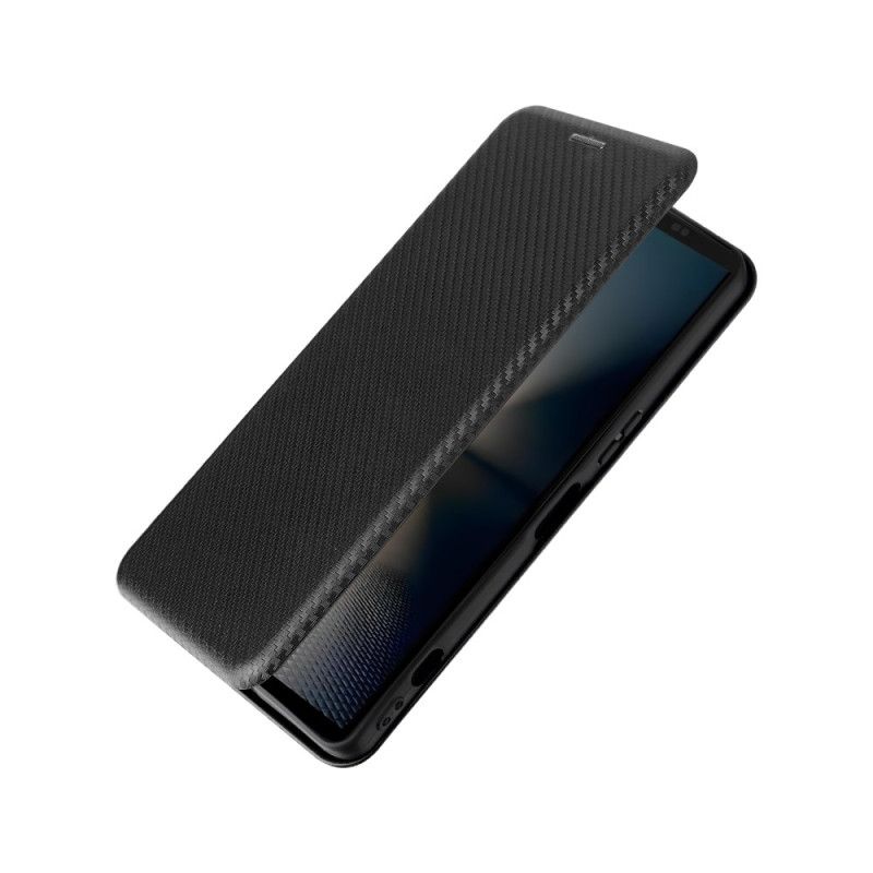 Folio-hoesje Sony Xperia 1 Vii Koolstofvezel