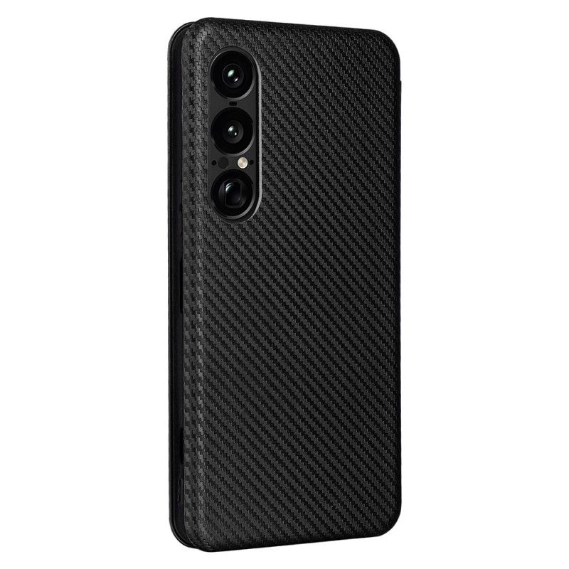 Folio-hoesje Sony Xperia 1 Vii Koolstofvezel