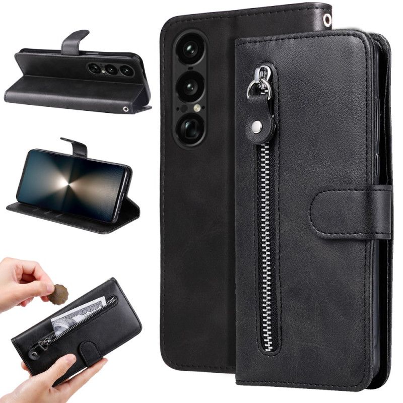 Folio-hoesje Sony Xperia 1 Vii Portemonneetje