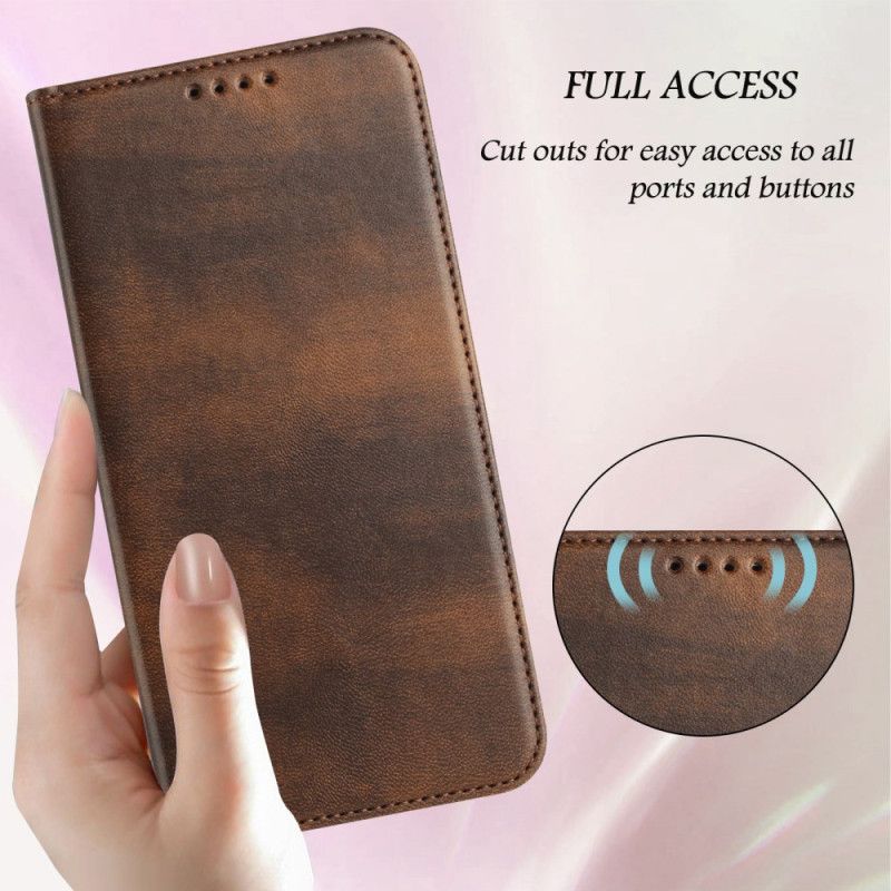 Folio-hoesje Sony Xperia 1 Vii Rfid-bescherming Retro Design