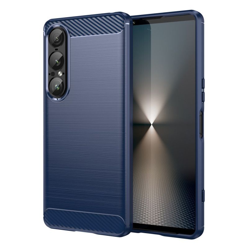 Hoesje Sony Xperia 1 Vii Geborsteld Koolstofvezel