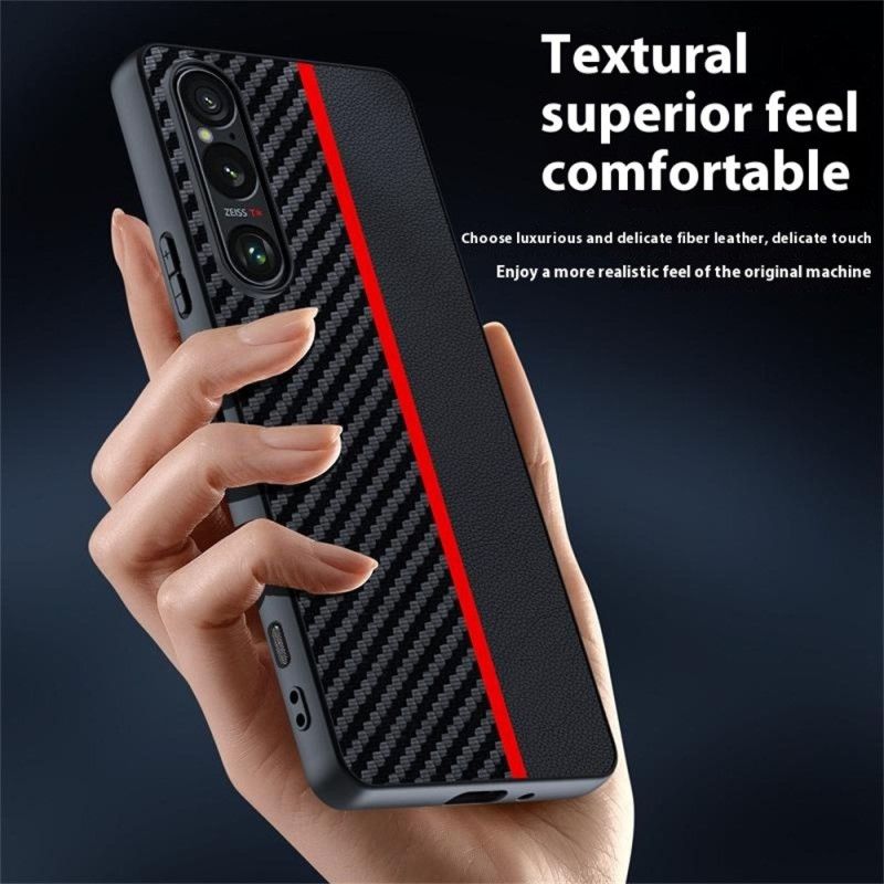 Hoesje Sony Xperia 1 Vii Koolstofvezel