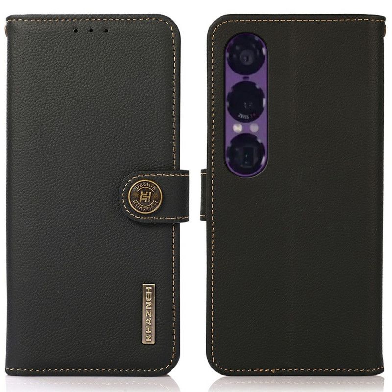 Leren Hoesje Sony Xperia 1 Vii Khazneh Bescherming Hoesje