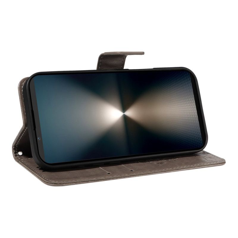 Leren Hoesje Sony Xperia 1 Vii Krabpaal Bescherming Hoesje