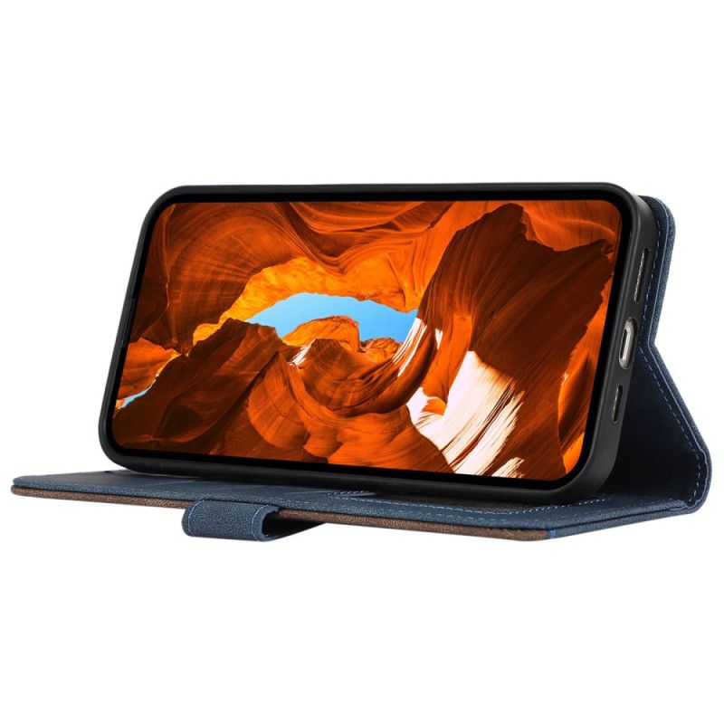 Leren Hoesje Voor Sony Xperia 1 Vii Abeel Tweekleurig