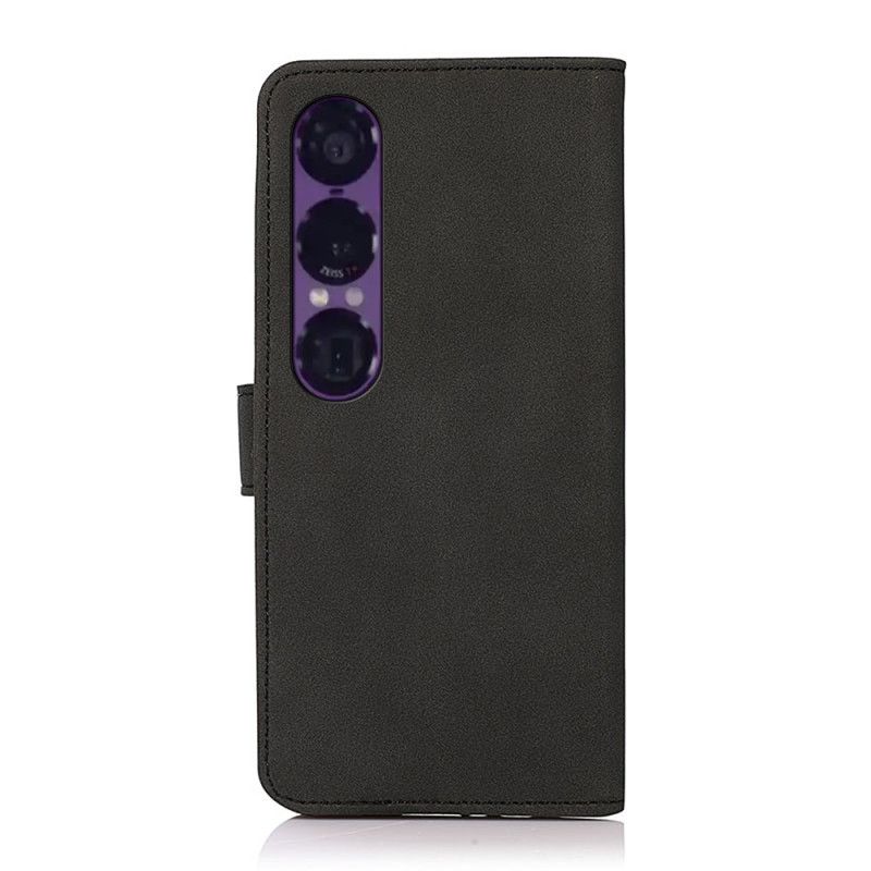 Leren Hoesje Voor Sony Xperia 1 Vii Khazneh Design