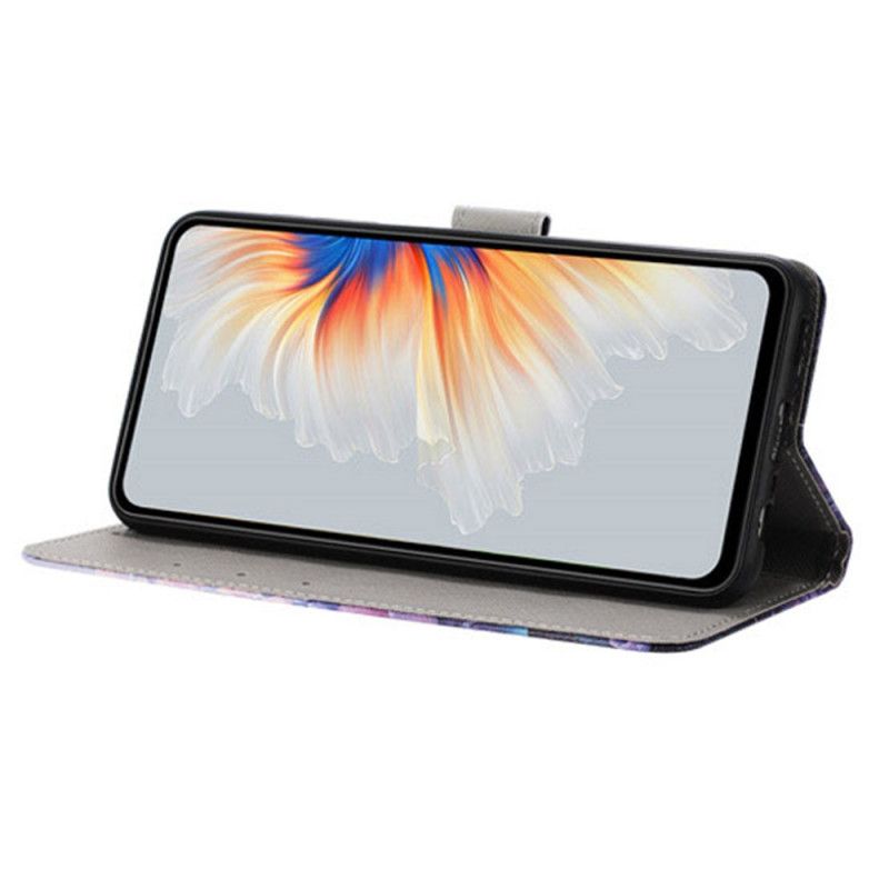 Leren Hoesje Voor Sony Xperia 1 Vii Vlinderboom