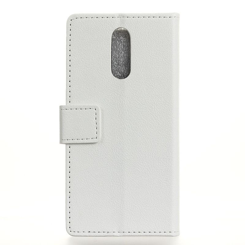 Bescherming Hoesje OnePlus 8 Paars Zwart High-End Kunstleer