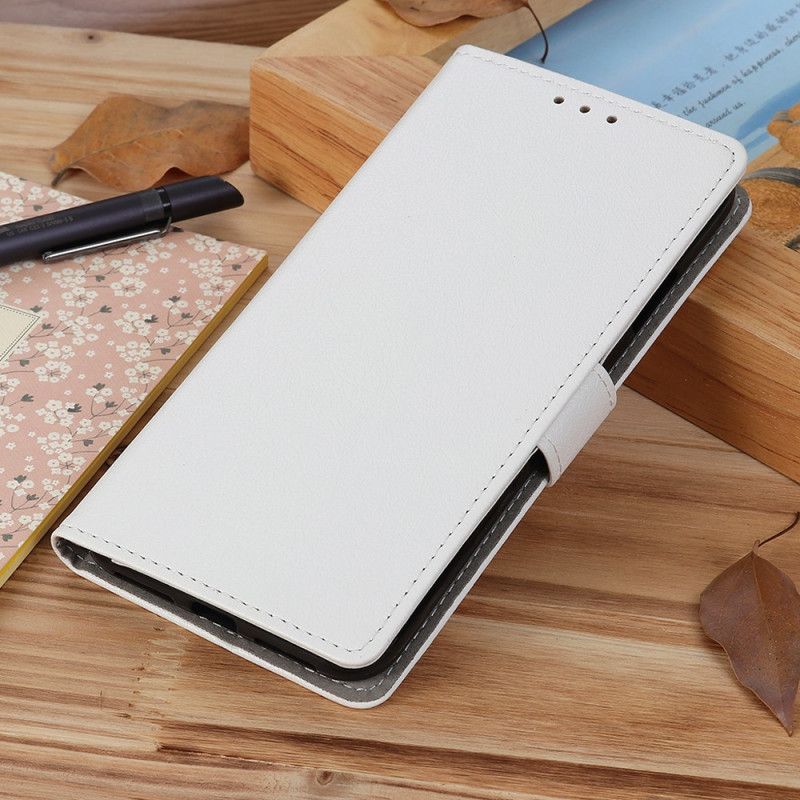 Bescherming Hoesje OnePlus 8 Paars Zwart High-End Kunstleer