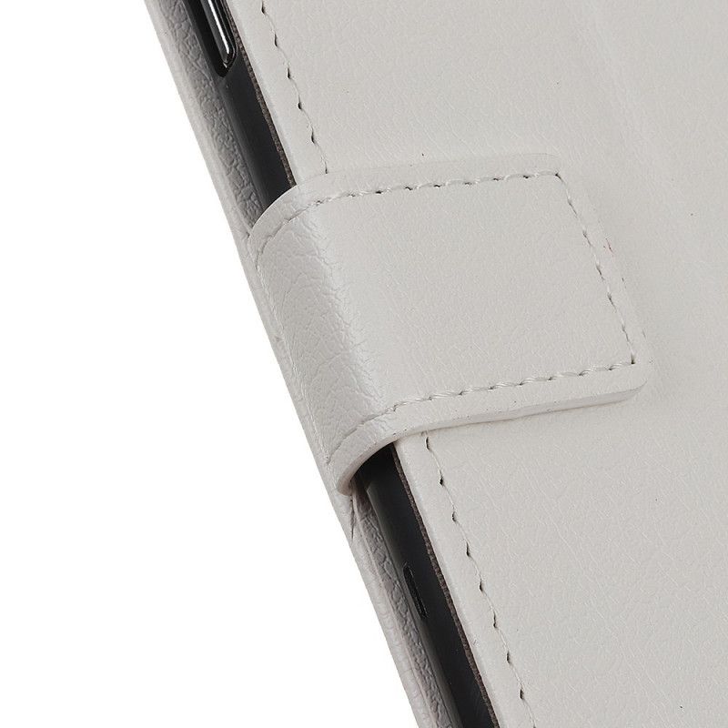 Bescherming Hoesje OnePlus 8 Paars Zwart High-End Kunstleer