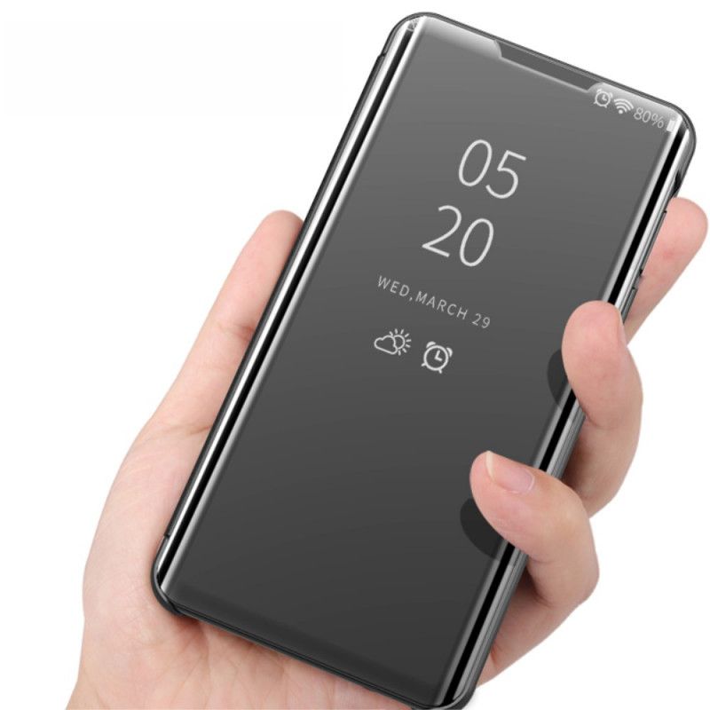 Folio-hoesje OnePlus 8 Magenta Zwart Spiegel