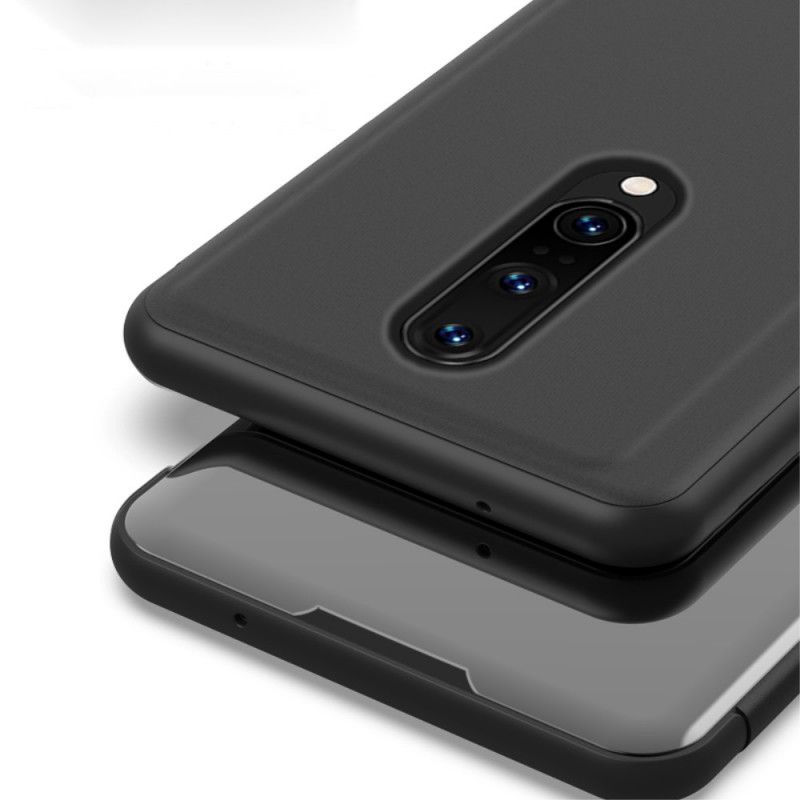Folio-hoesje OnePlus 8 Magenta Zwart Spiegel