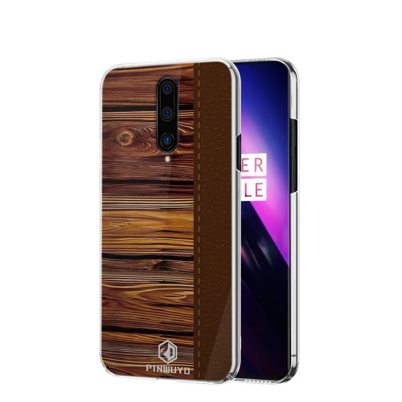 Hoesje OnePlus 8 Donkerblauw Rood Pin Dun Serie Pinwuyo
