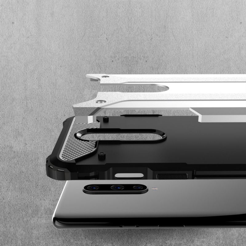 Hoesje OnePlus 8 Rood Zwart Overlevende