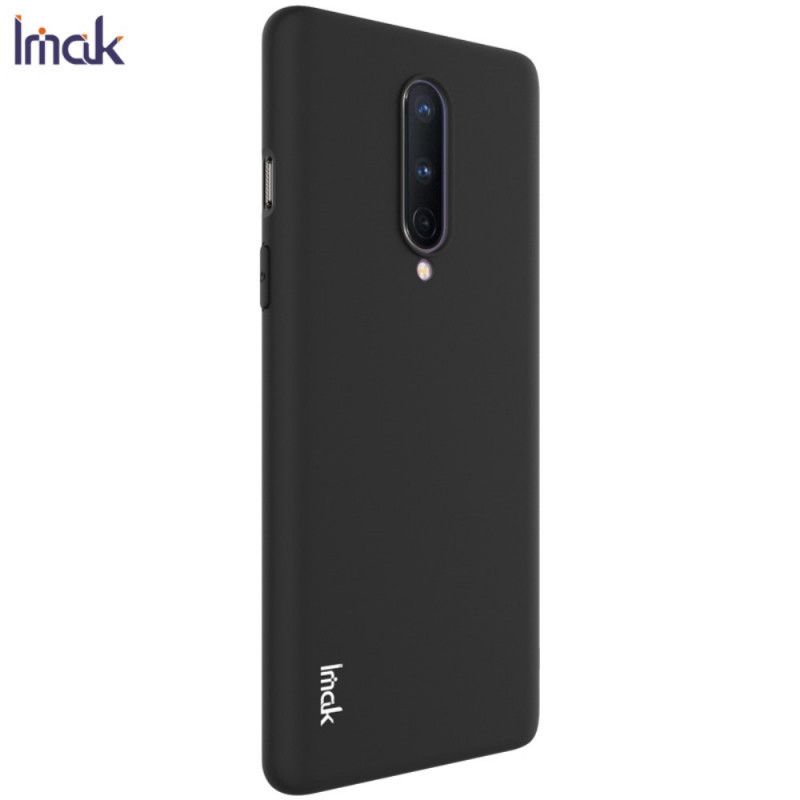 Hoesje voor OnePlus 8 Donkerblauw Zwart Imak Uc-1