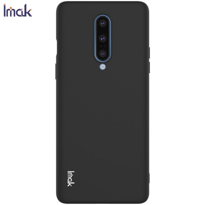 Hoesje voor OnePlus 8 Donkerblauw Zwart Imak Uc-1