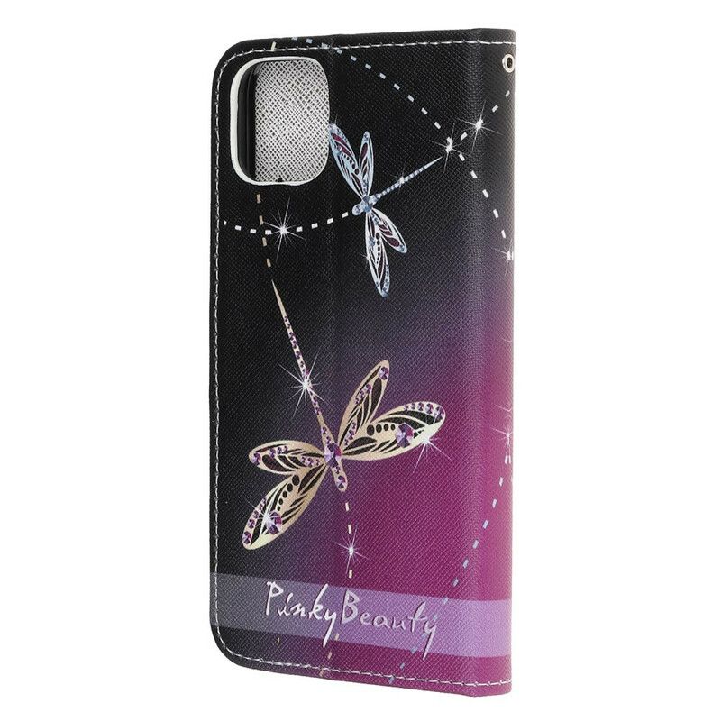 Folio-hoesje iPhone 13 Pro String Libellen