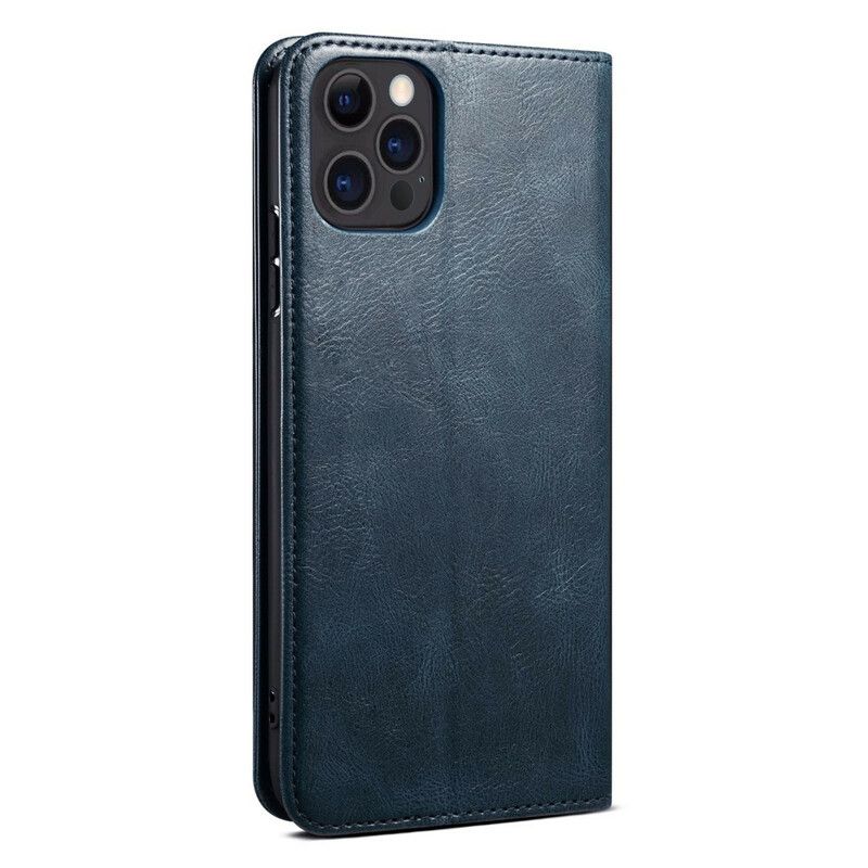 Folio-hoesje Voor iPhone 13 Pro Gewaxt Kunstleer