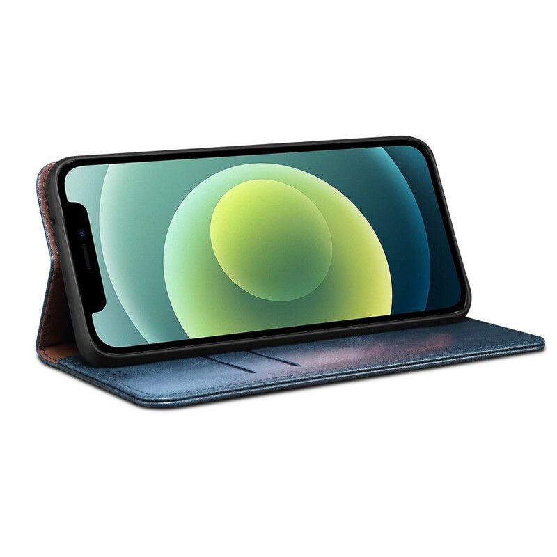 Folio-hoesje Voor iPhone 13 Pro Gewaxt Kunstleer