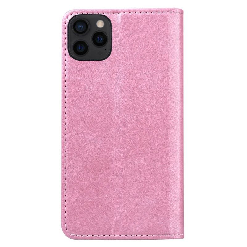 Folio-hoesje Voor iPhone 13 Pro Tweekleurig Zakelijk Leereffect