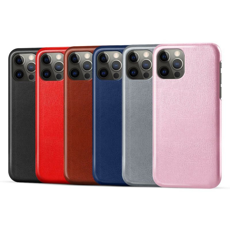 Hoesje iPhone 13 Pro Ledereffect Ksq