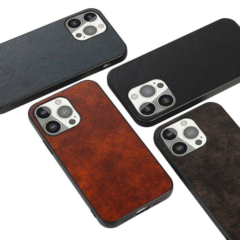 Hoesje iPhone 13 Pro Zakelijke Lederen Stijl