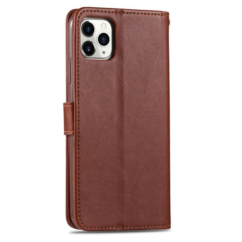 Leren Hoesje iPhone 13 Pro Azns Leereffect Bescherming Hoesje