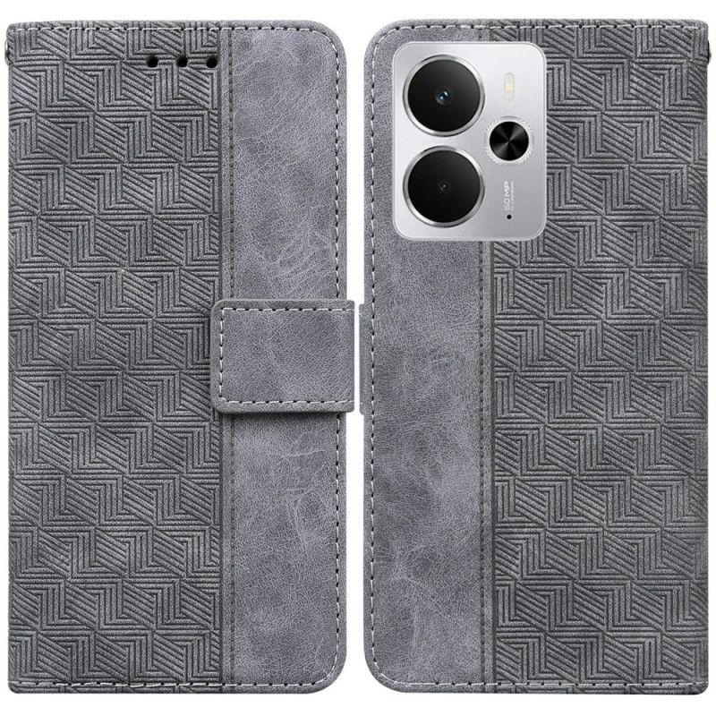 Bescherming Hoesje Realme 14 5g Geweven Patroon