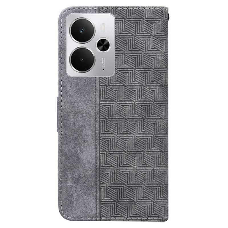 Bescherming Hoesje Realme 14 5g Geweven Patroon