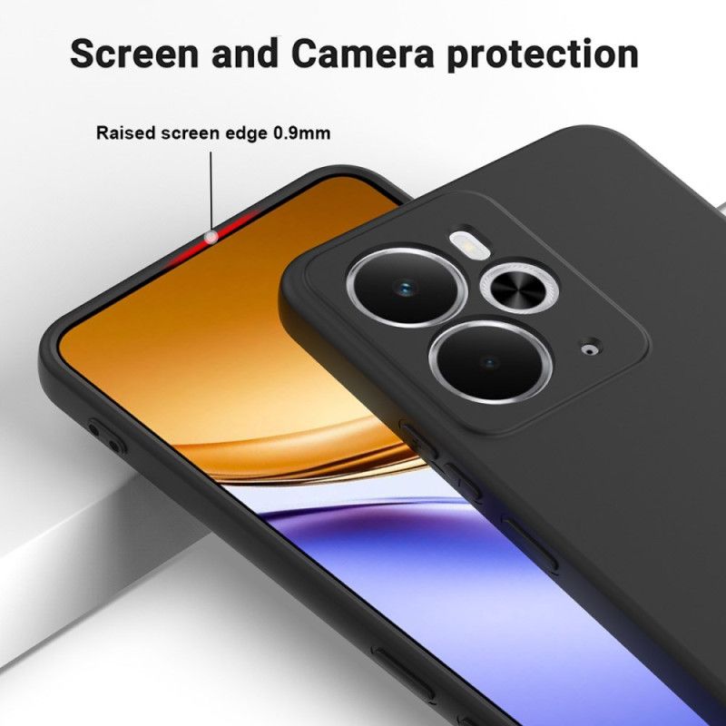 Cover Hoesje Realme 14 5g Telefoonhoesje Vloeibare Siliconen Met Bandje