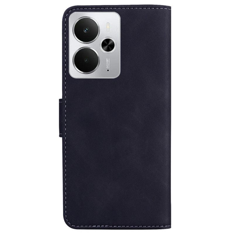 Flip Case Leren Realme 14 5g Vlinder
