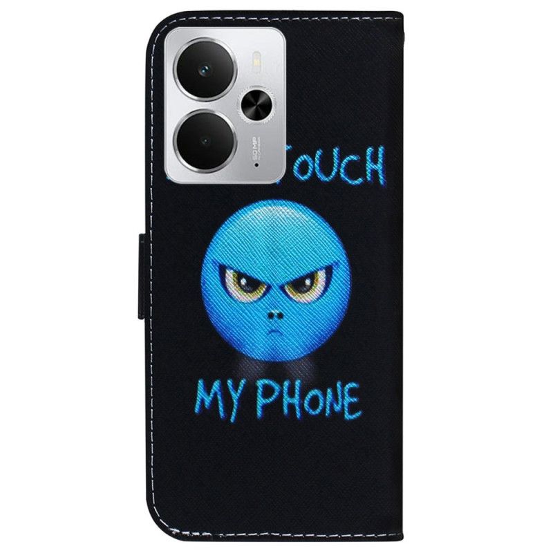 Folio-hoesje Realme 14 5g Telefoonhoesje Emoji-telefoon