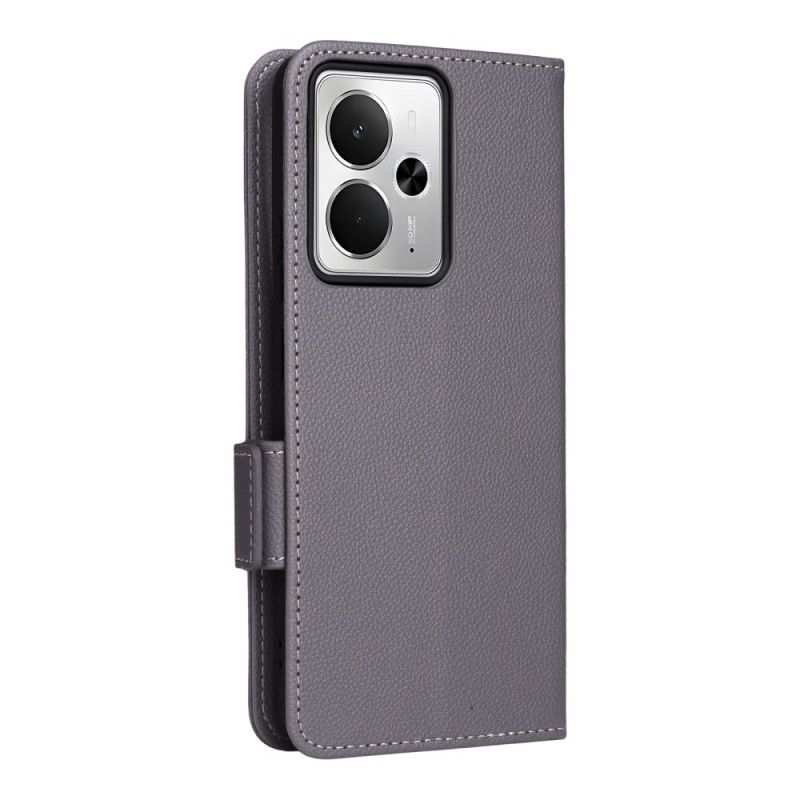 Folio-hoesje Realme 14 5g Telefoonhoesje Lychee Textuur Bandje