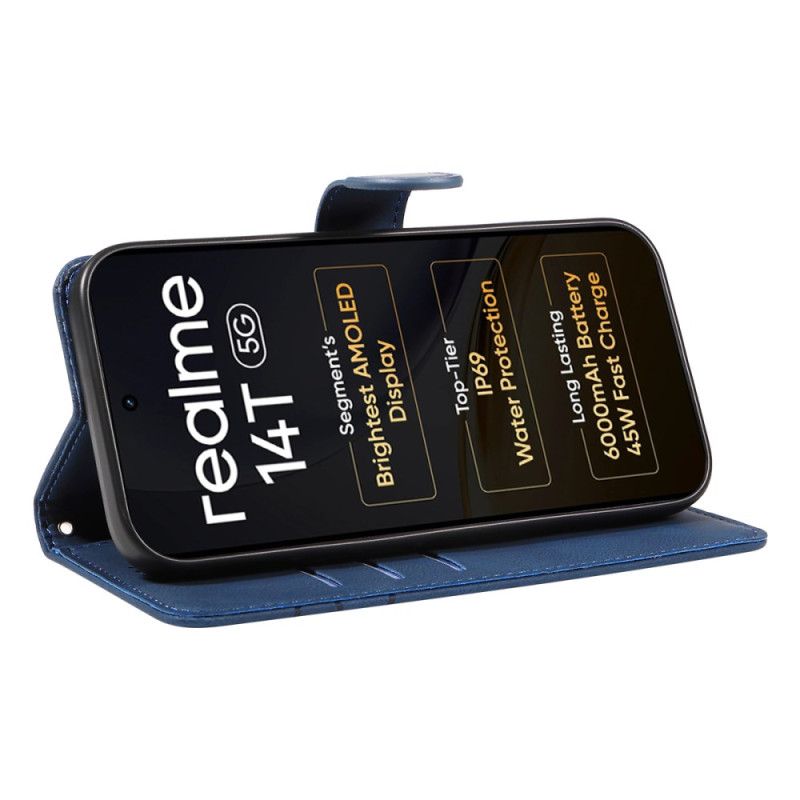 Leren Hoesje Realme 14 5g Golvend