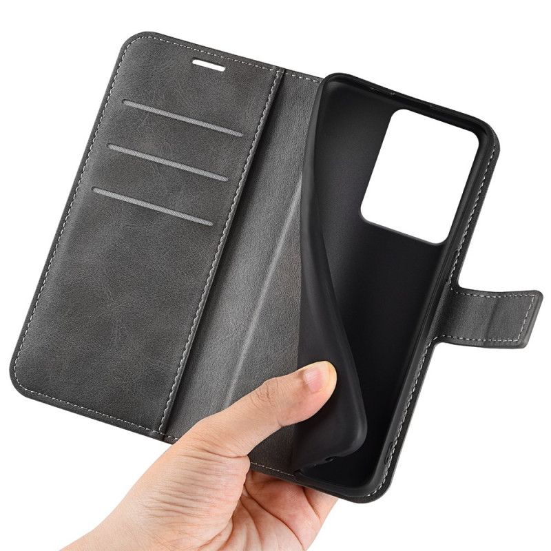 Leren Hoesje Realme 14 5g Leerstijl Bescherming Hoesje