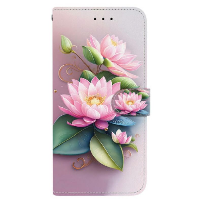 Leren Hoesje Realme 14 5g Lotus Bescherming Hoesje