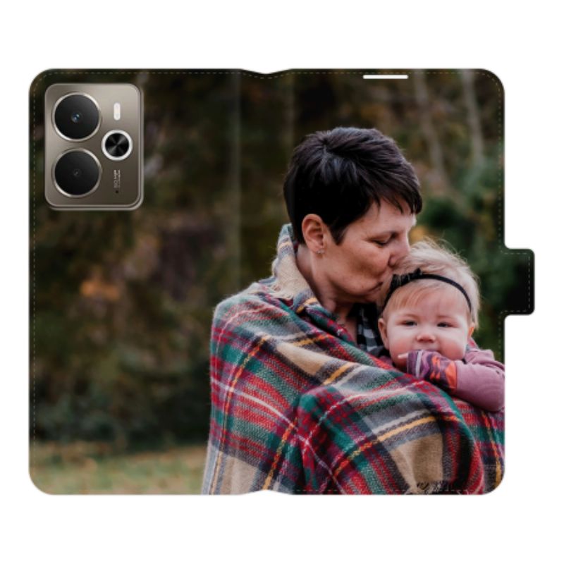 Leren Hoesje Realme 14 5g Nieuw Bescherming Hoesje