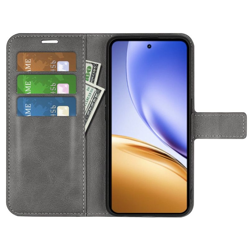 Leren Hoesje Voor Realme 14 5g Leerstijl