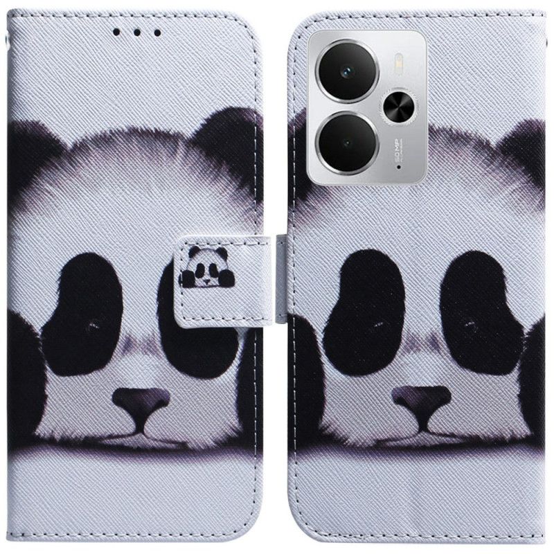 Leren Hoesje Voor Realme 14 5g Panda