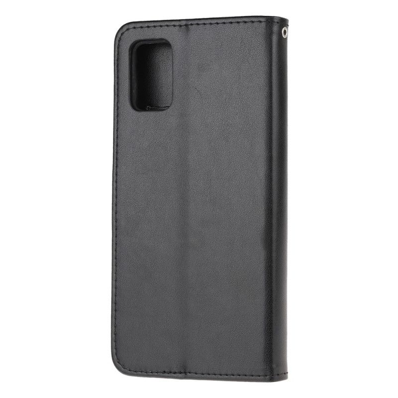 Cover Folio-hoesje Xiaomi Poco M3 Grijs Zwart Telefoonhoesje Vlinders En Bloemen