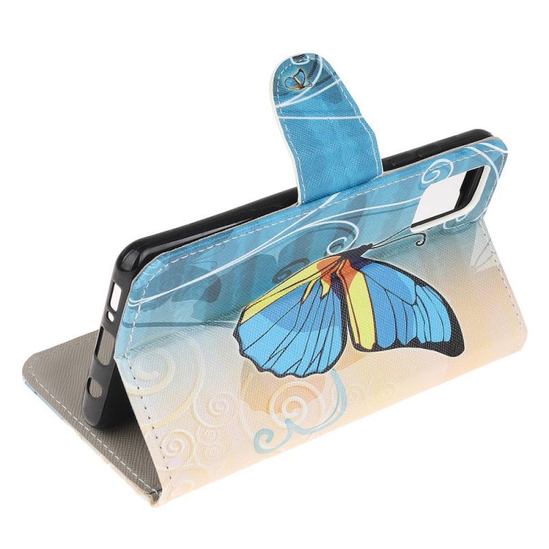 Leren Hoesje Xiaomi Poco M3 Vlinders
