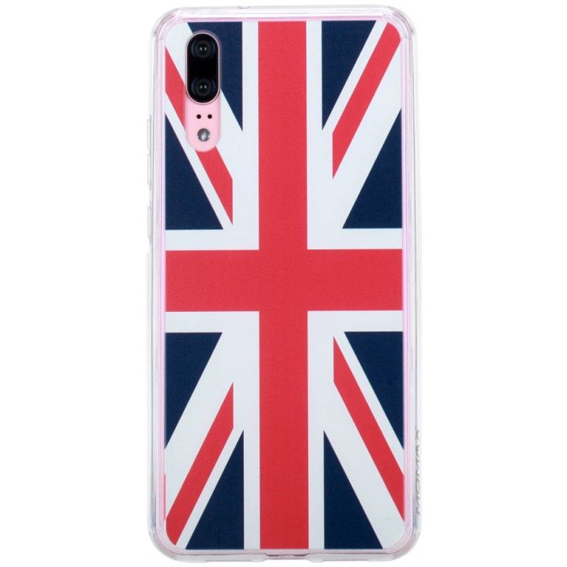 Case Hoesje Huawei P20 Telefoonhoesje Momax Engelse Vlag