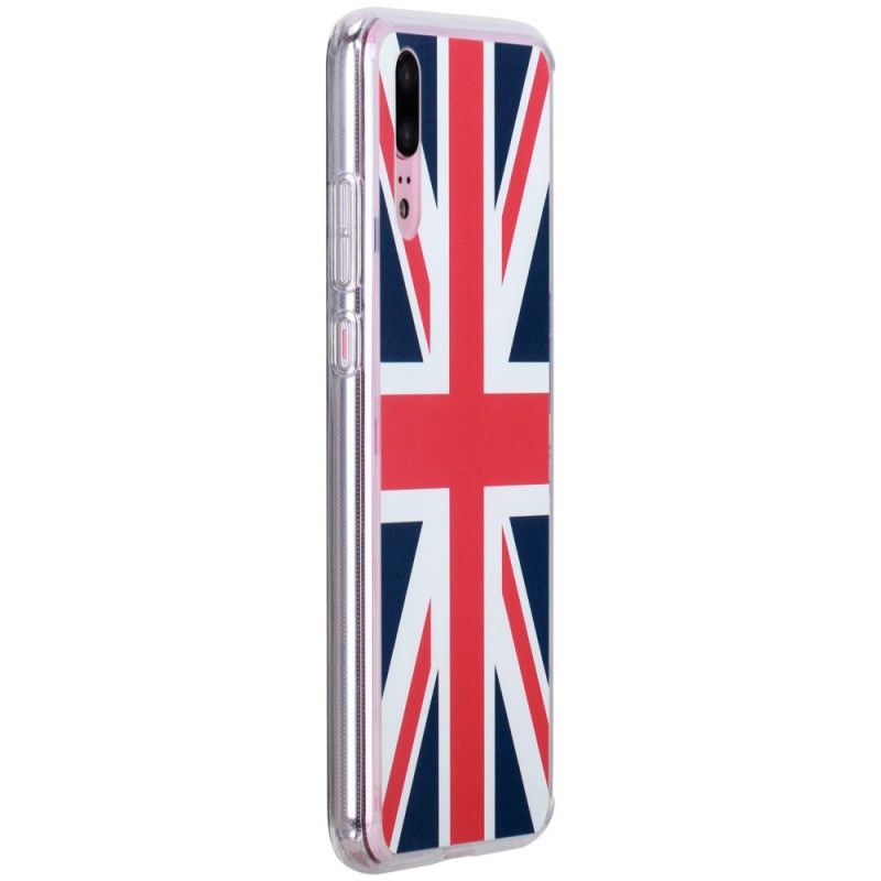 Case Hoesje Huawei P20 Telefoonhoesje Momax Engelse Vlag